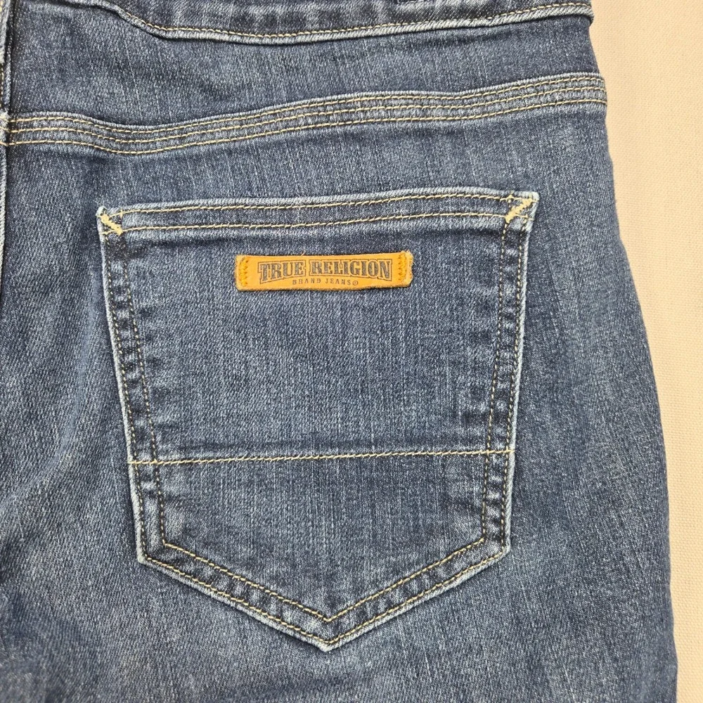 True Religion Women's Stella Skinny Jeans Blue Wash Size 29 Made in USA - Picture 3 of 12